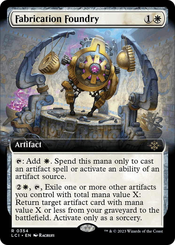Fabrication Foundry (LCI-354) - The Lost Caverns of Ixalan: (Extended Art)