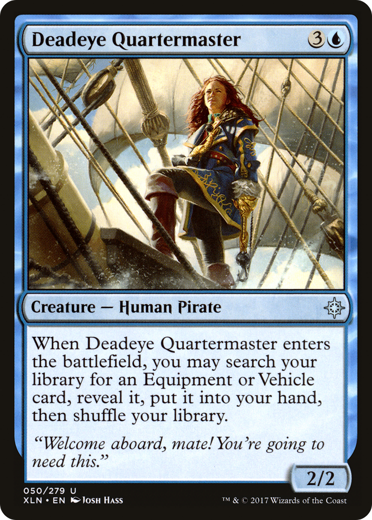 Deadeye Quartermaster (XLN-050) - Ixalan Foil