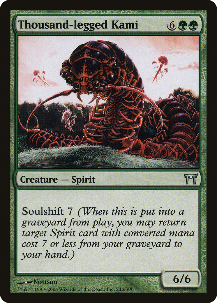 Thousand-legged Kami (CHK-246) - Champions of Kamigawa Foil