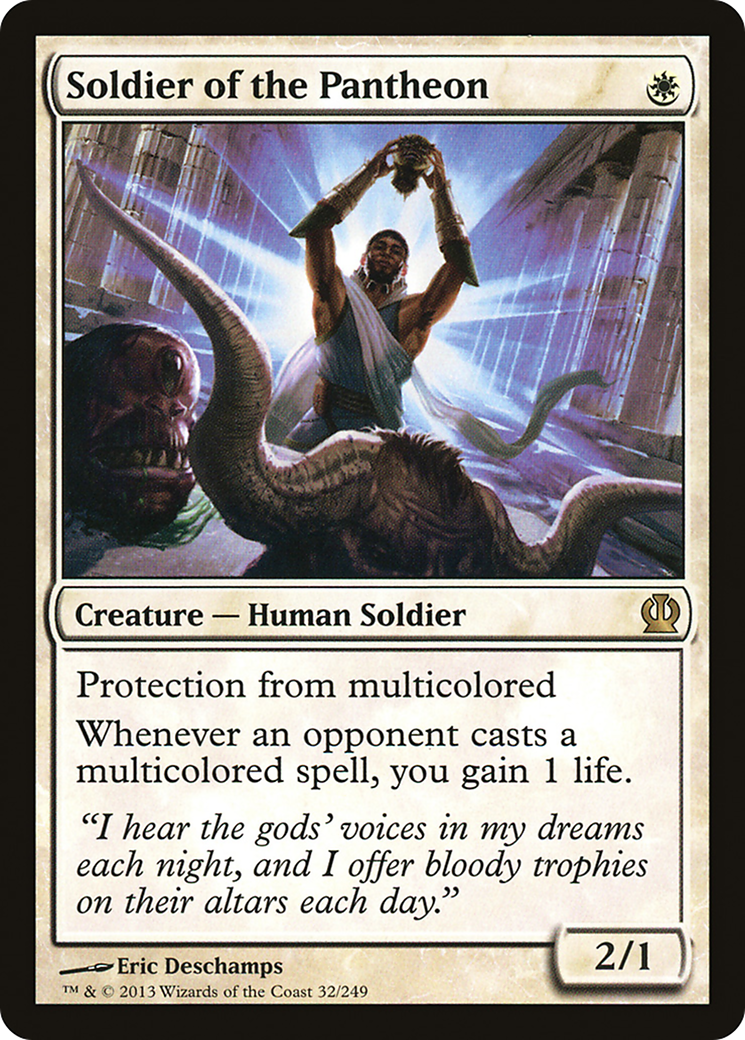 Soldier of the Pantheon (THS-032) - Theros Foil