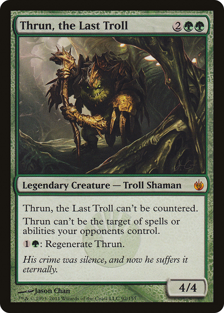 Thrun, the Last Troll (MBS-092) - Mirrodin Besieged