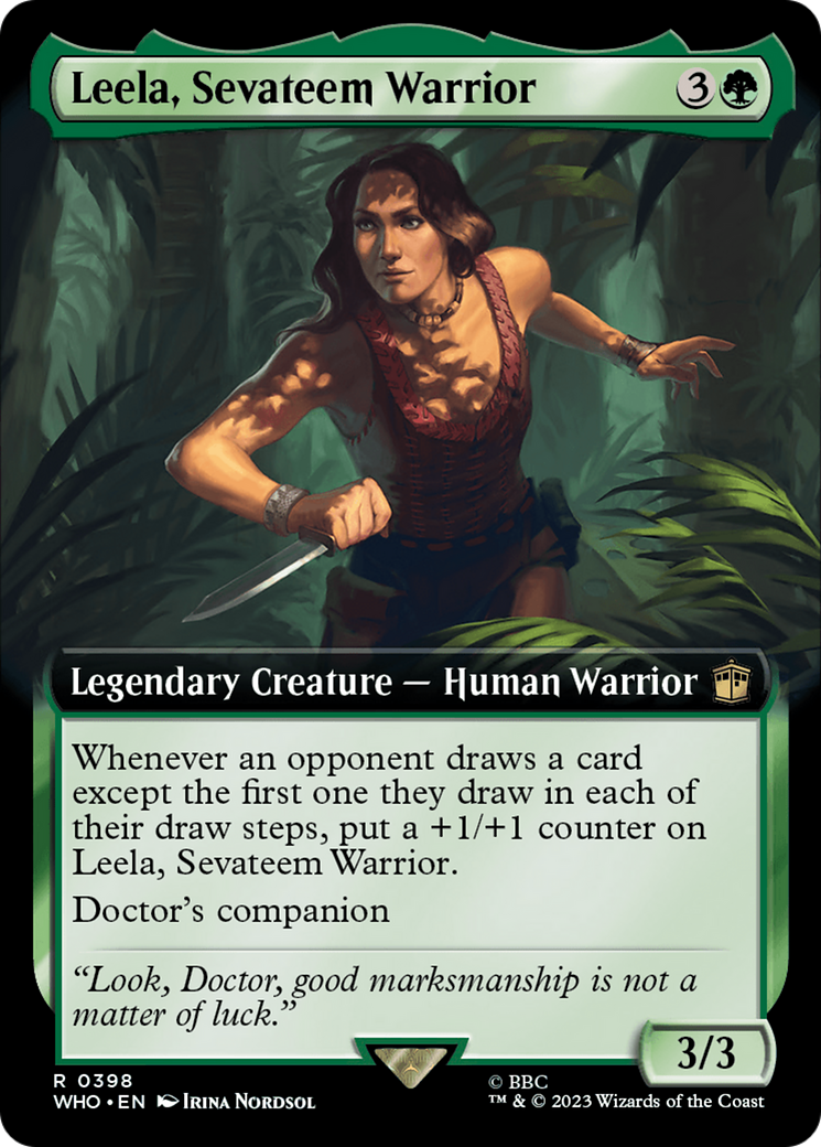 Leela, Sevateem Warrior (WHO-398) - Doctor Who: (Extended Art)