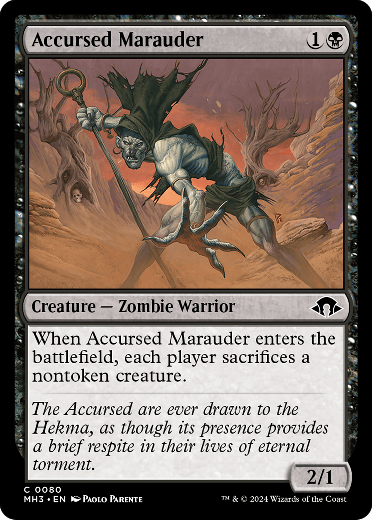 Accursed Marauder (MH3-080) - Modern Horizons 3