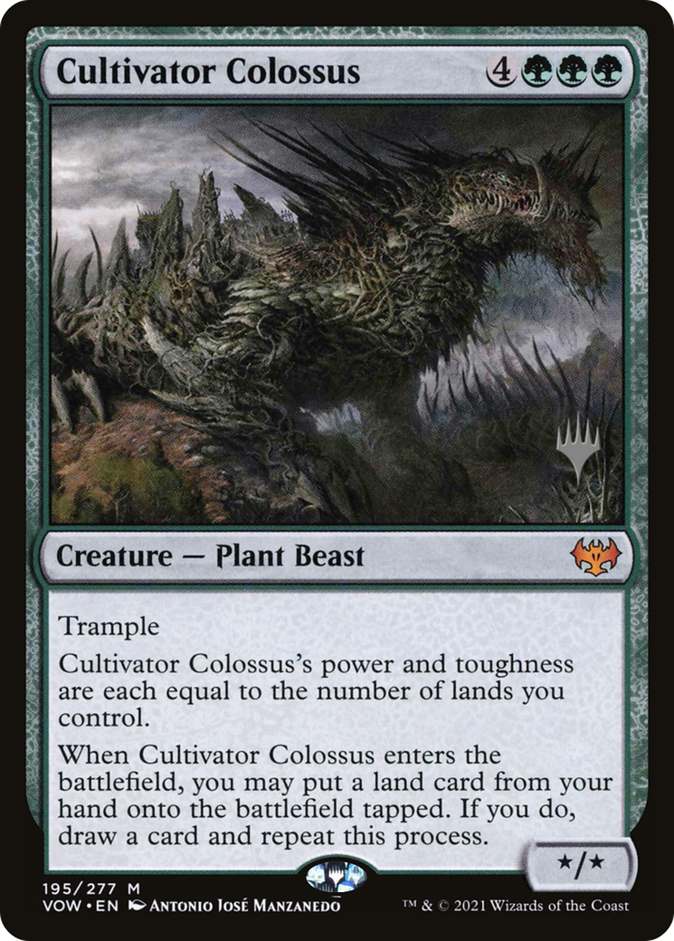 Cultivator Colossus (PPDMU-195P) - Innistrad: Crimson Vow Promos