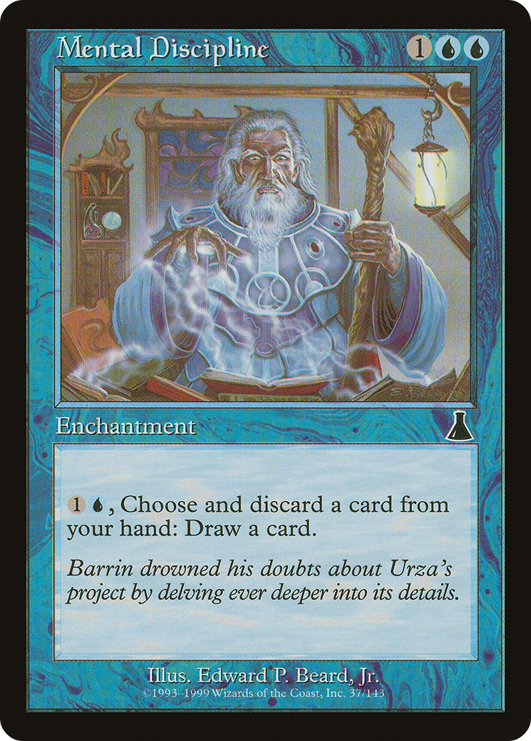 Mental Discipline (UDS-037) - Urza's Destiny Foil