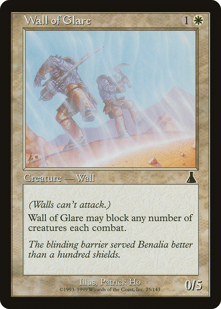 Wall of Glare (UDS-025) - Urza's Destiny