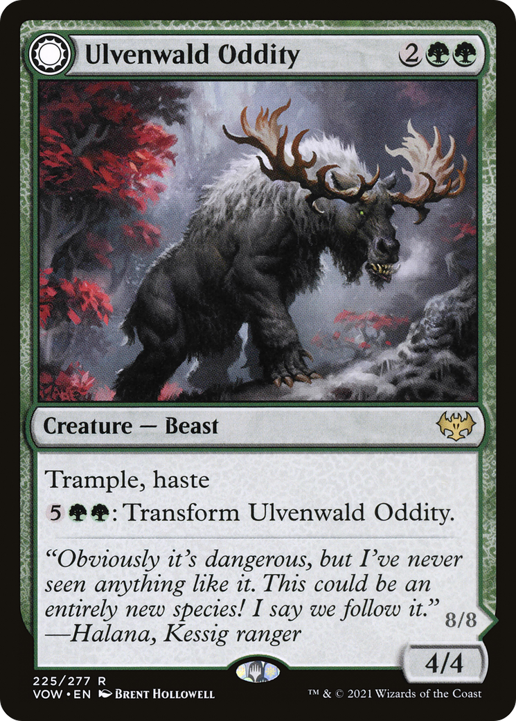 Ulvenwald Oddity // Ulvenwald Behemoth (VOW-225) - Innistrad: Crimson Vow: (Double Faced Transform)