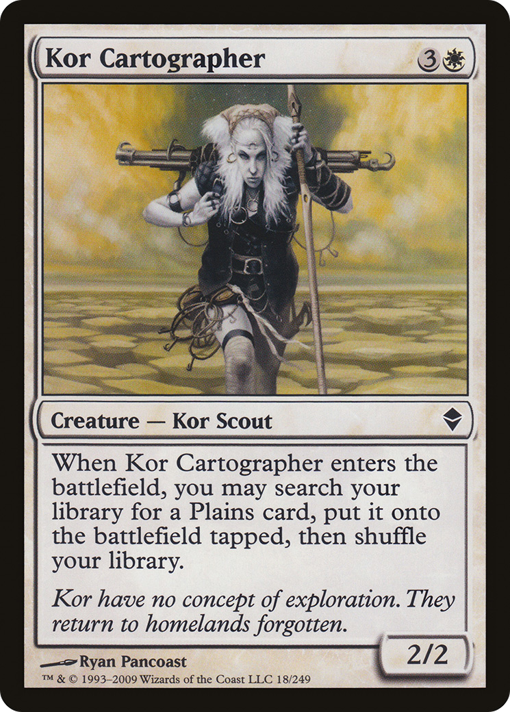 Kor Cartographer (ZEN-018) - Zendikar
