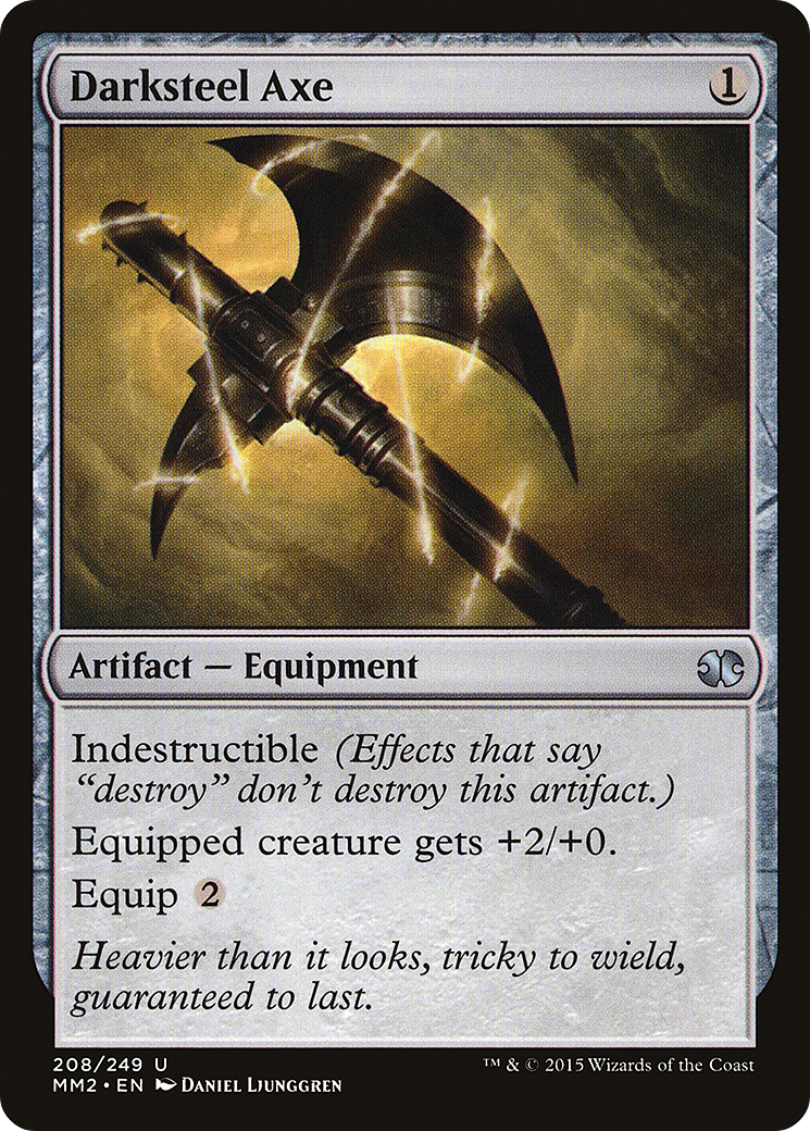 Darksteel Axe (MM2-208) - Modern Masters 2015