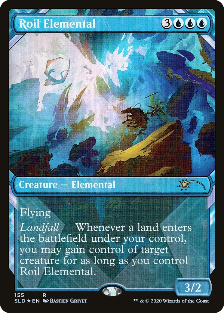 Roil Elemental (SLD-155) - Secret Lair Drop: (Showcase) Foil