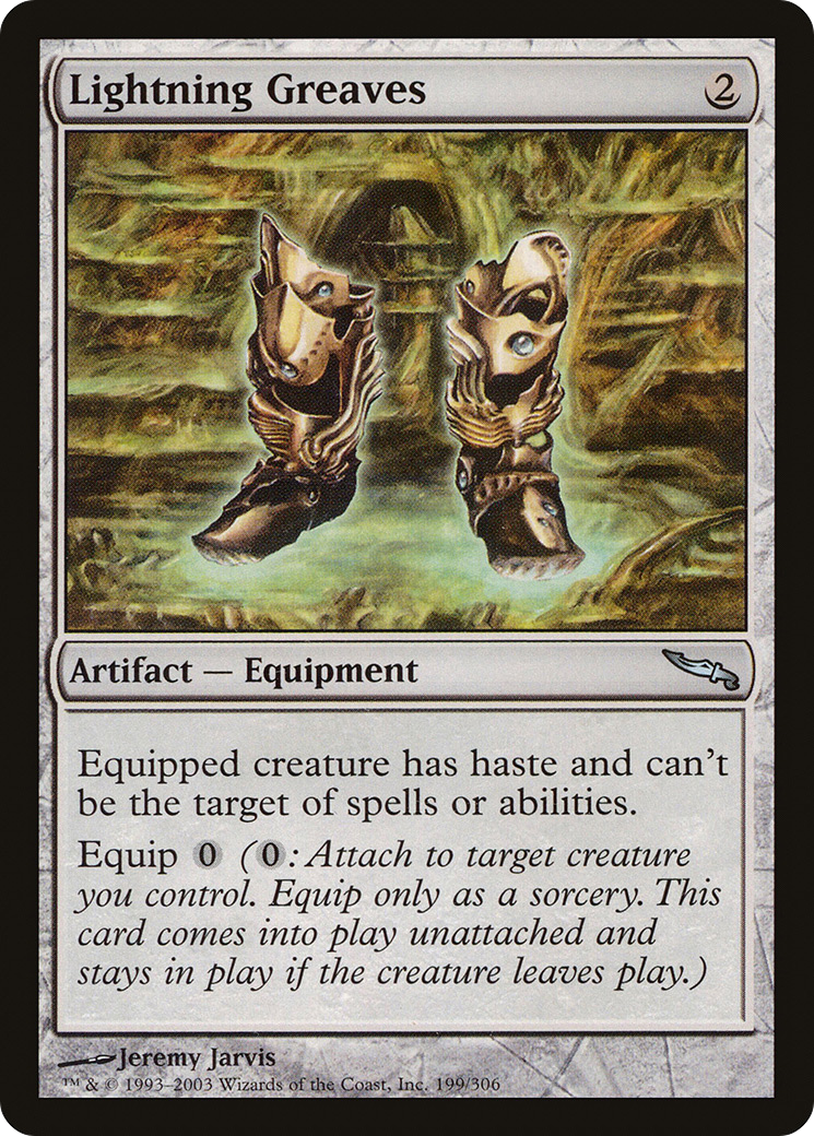 Lightning Greaves (MRD-199) - Mirrodin