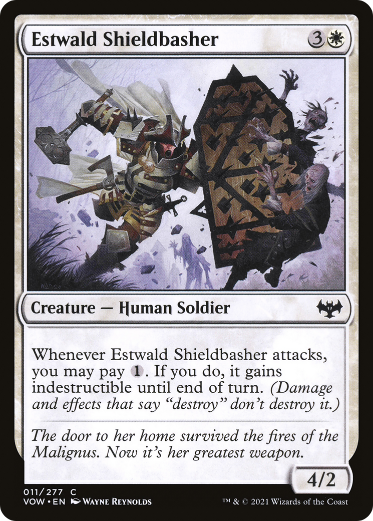 Estwald Shieldbasher (VOW-011) - Innistrad: Crimson Vow