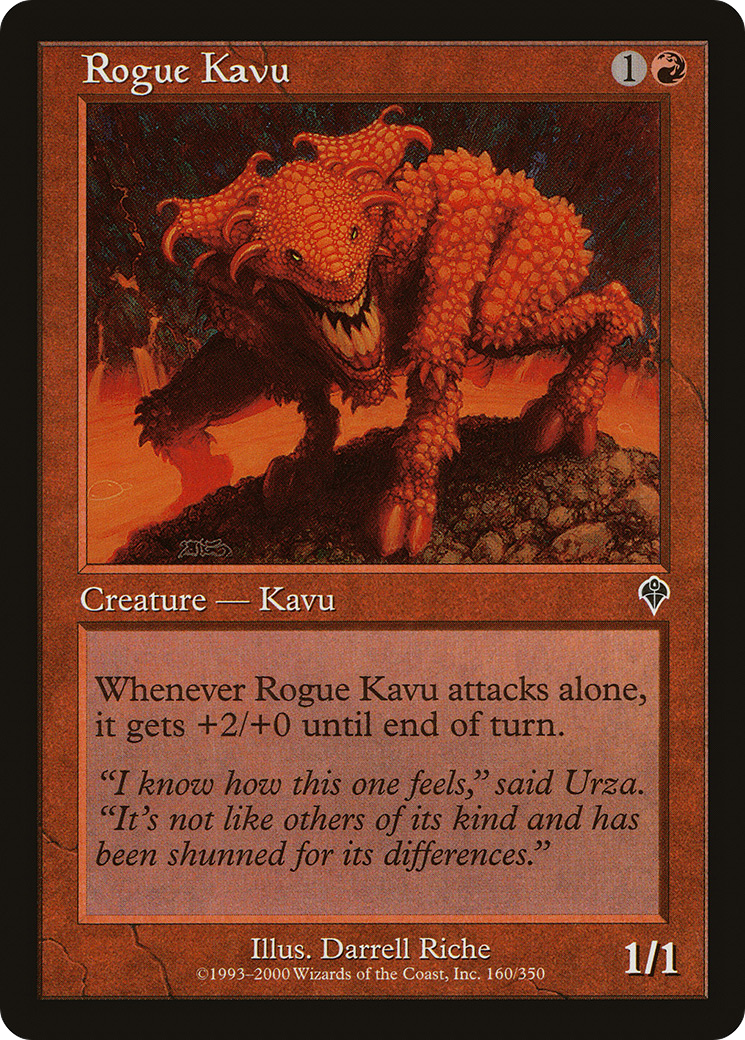 Rogue Kavu (INV-160) - Invasion Foil