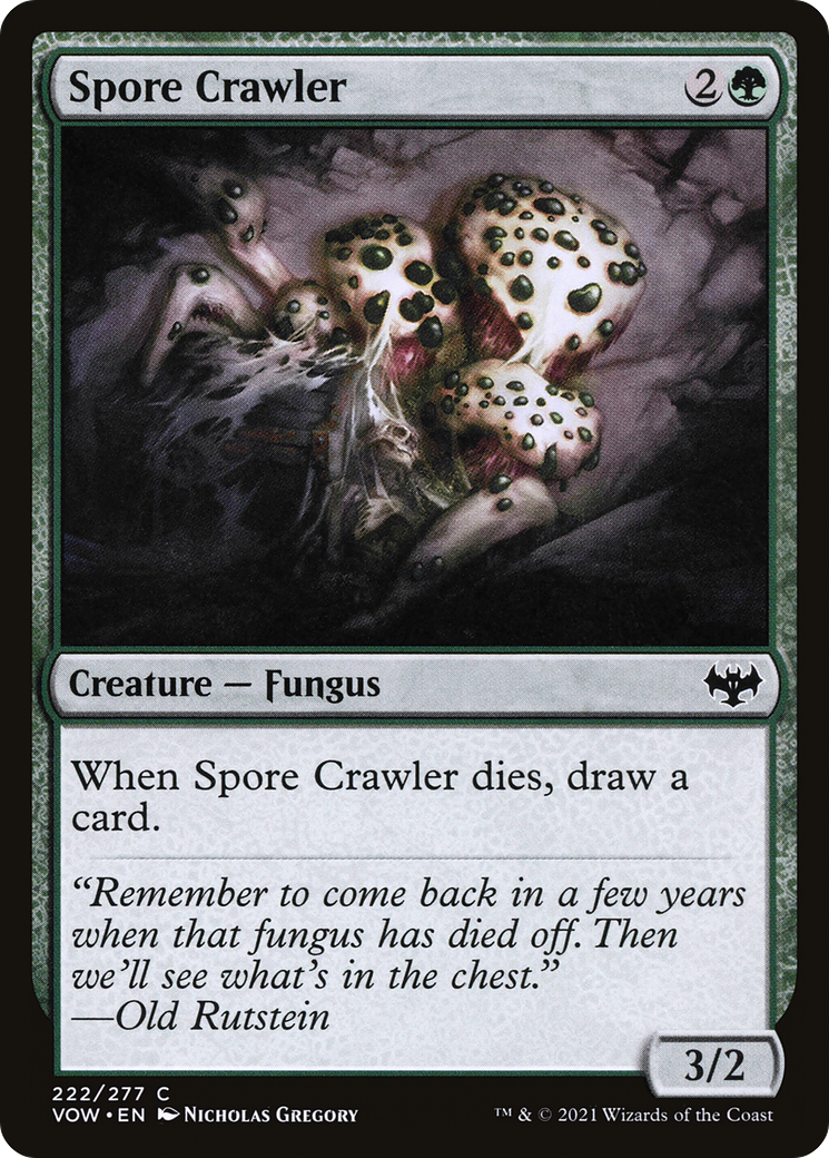Spore Crawler (VOW-222) - Innistrad: Crimson Vow Foil