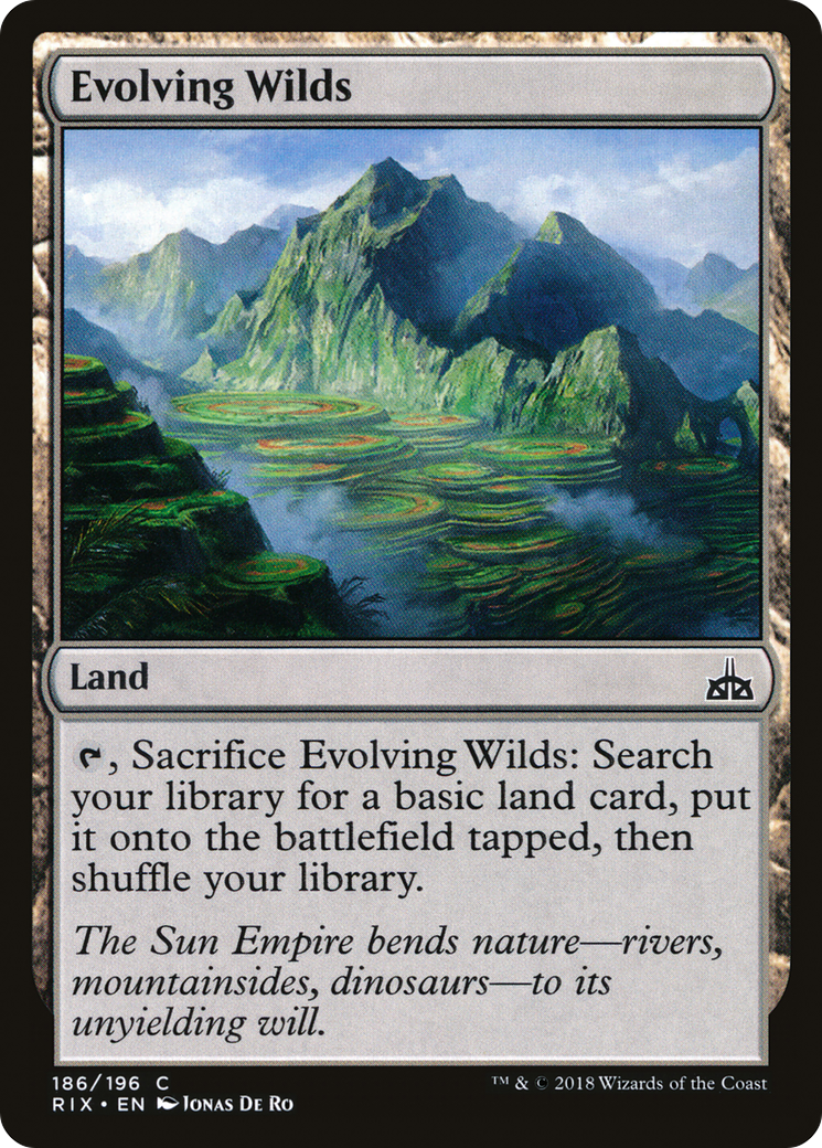 Evolving Wilds (RIX-186) - Rivals of Ixalan Foil