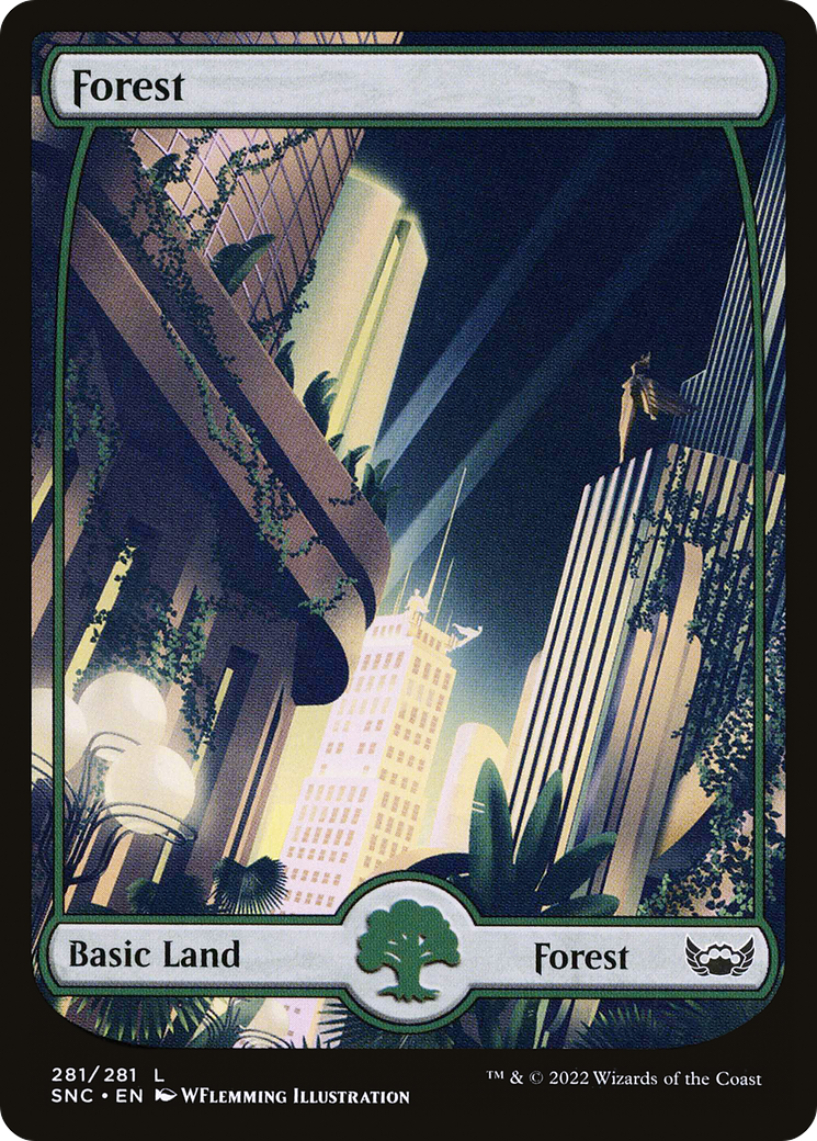 Forest (SNC-281) - Streets of New Capenna: (Full Art) Foil
