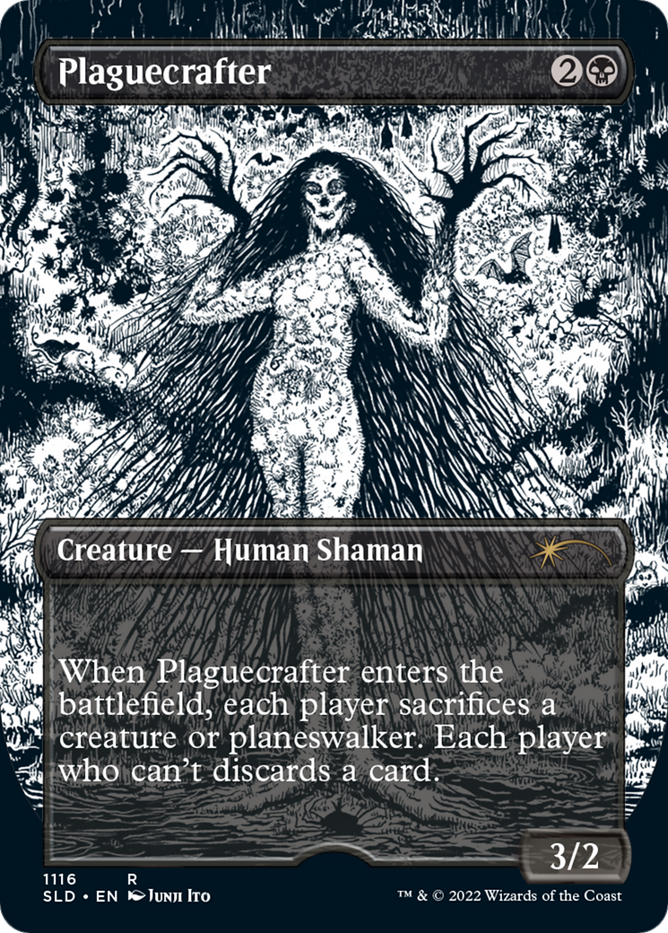 Plaguecrafter (SLD-1116) - Secret Lair Drop (Borderless) Etched Foil