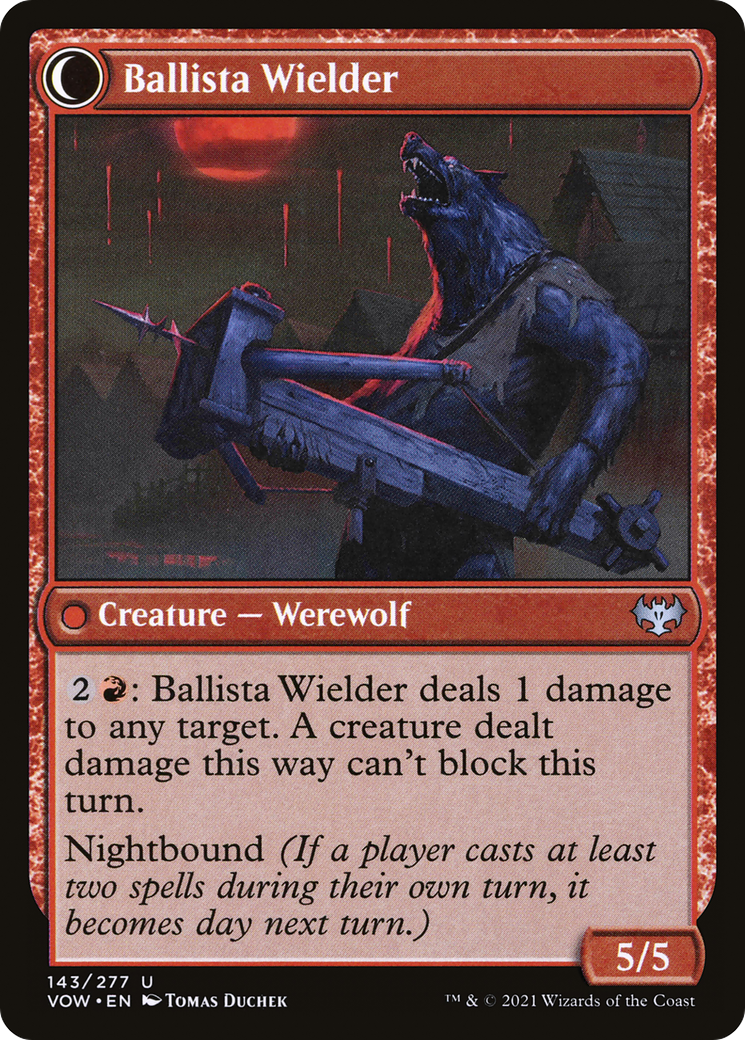 Ballista Watcher // Ballista Wielder (VOW-143) - Innistrad: Crimson Vow: (Double Faced Transform)