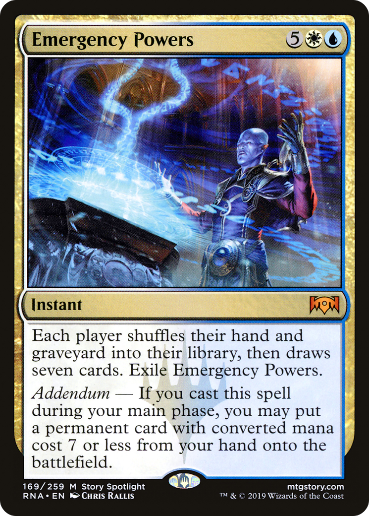 Emergency Powers (RNA-169) - Ravnica Allegiance