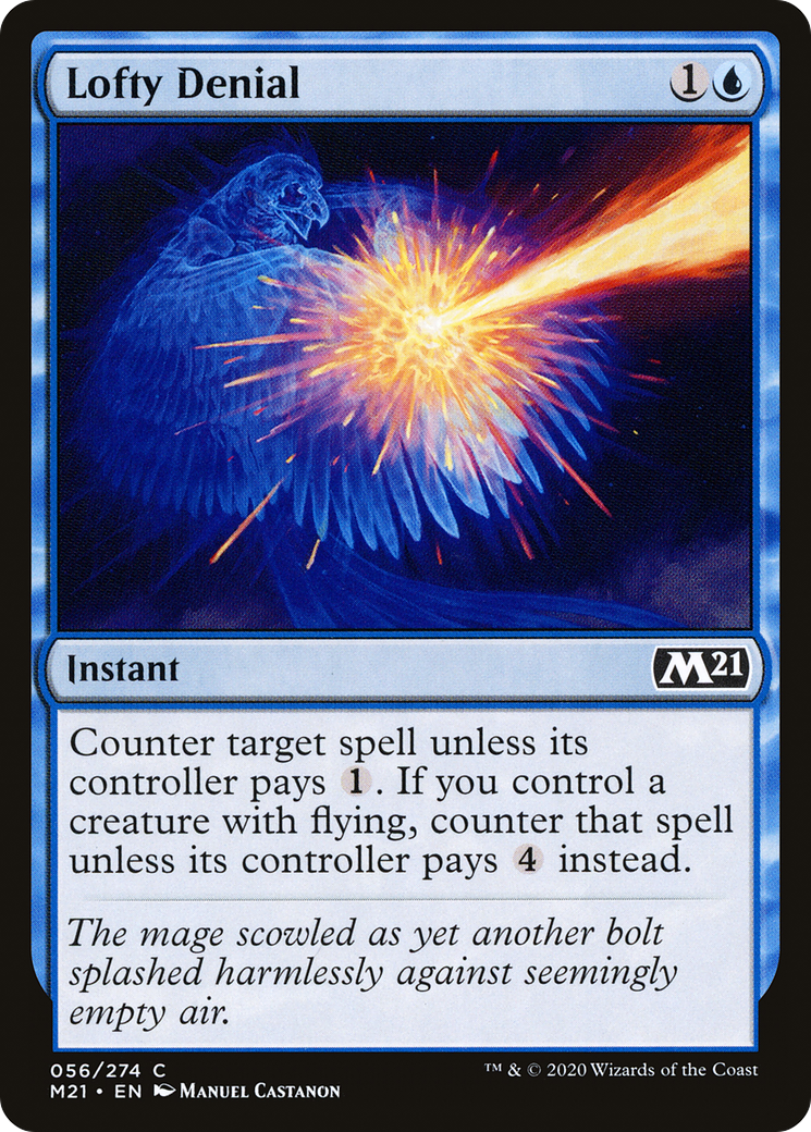 Lofty Denial (M21-056) - Core Set 2021 Foil