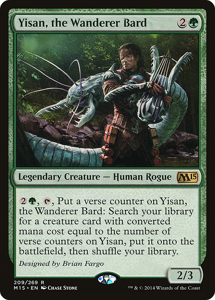 Yisan, the Wanderer Bard (M15-209) - Magic 2015 Foil