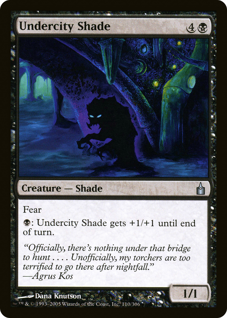 Undercity Shade (RAV-110) - Ravnica: City of Guilds Foil