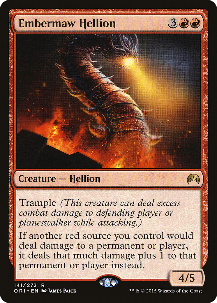 Embermaw Hellion (ORI-141) - Magic Origins Foil