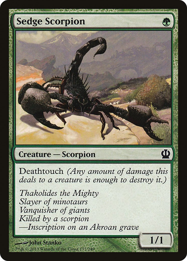 Sedge Scorpion (THS-177) - Theros
