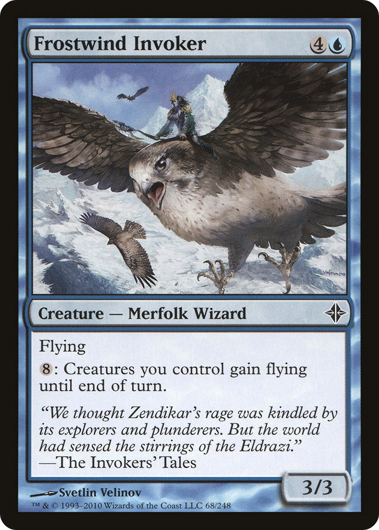Frostwind Invoker (ROE-068) - Rise of the Eldrazi Foil