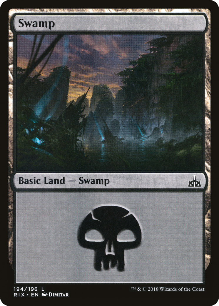 Swamp (RIX-194) - Rivals of Ixalan Foil