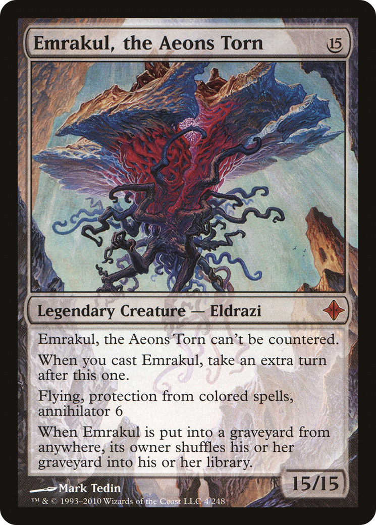 Emrakul, the Aeons Torn (ROE-004) - Rise of the Eldrazi Foil