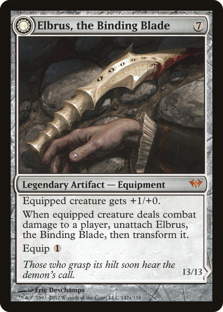 Elbrus, the Binding Blade // Withengar Unbound (DKA-147) - Dark Ascension: (Double Faced Transform) Foil