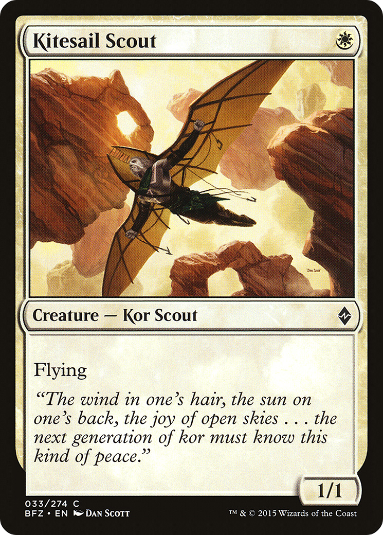 Kitesail Scout (BFZ-033) - Battle for Zendikar