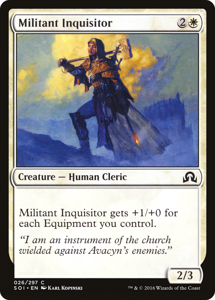 Militant Inquisitor (SOI-026) - Shadows over Innistrad