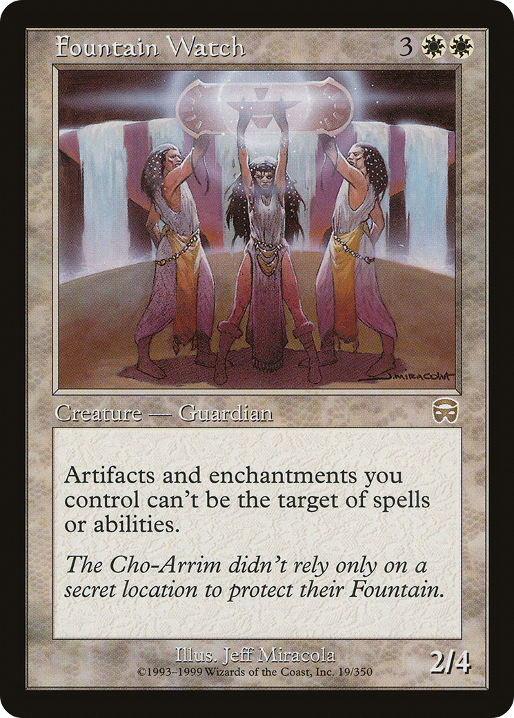 Fountain Watch (MMQ-019) - Mercadian Masques Foil