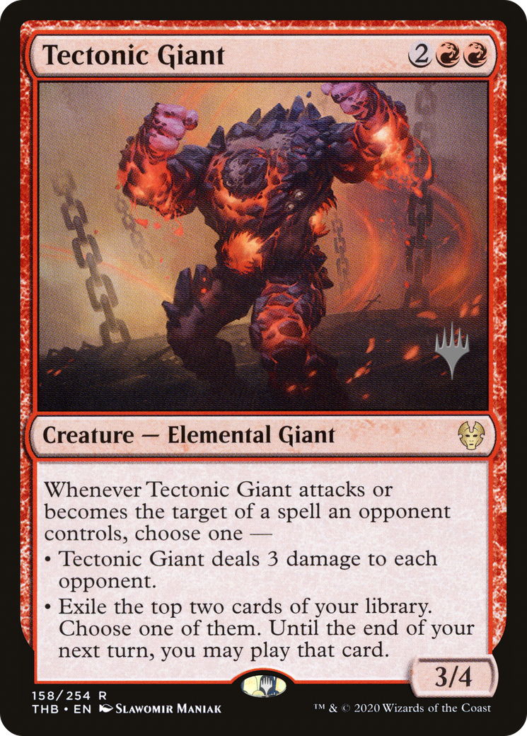 Tectonic Giant (PPTHB-158) - Theros Beyond Death Promos