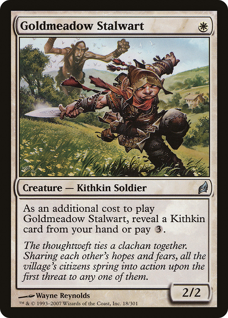 Goldmeadow Stalwart (LRW-018) - Lorwyn Foil