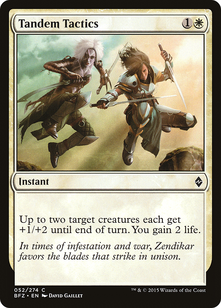 Tandem Tactics (BFZ-052) - Battle for Zendikar Foil