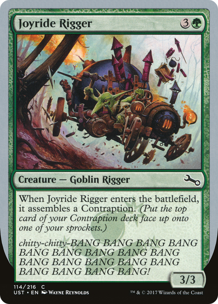 Joyride Rigger (UST-114) - Unstable Foil