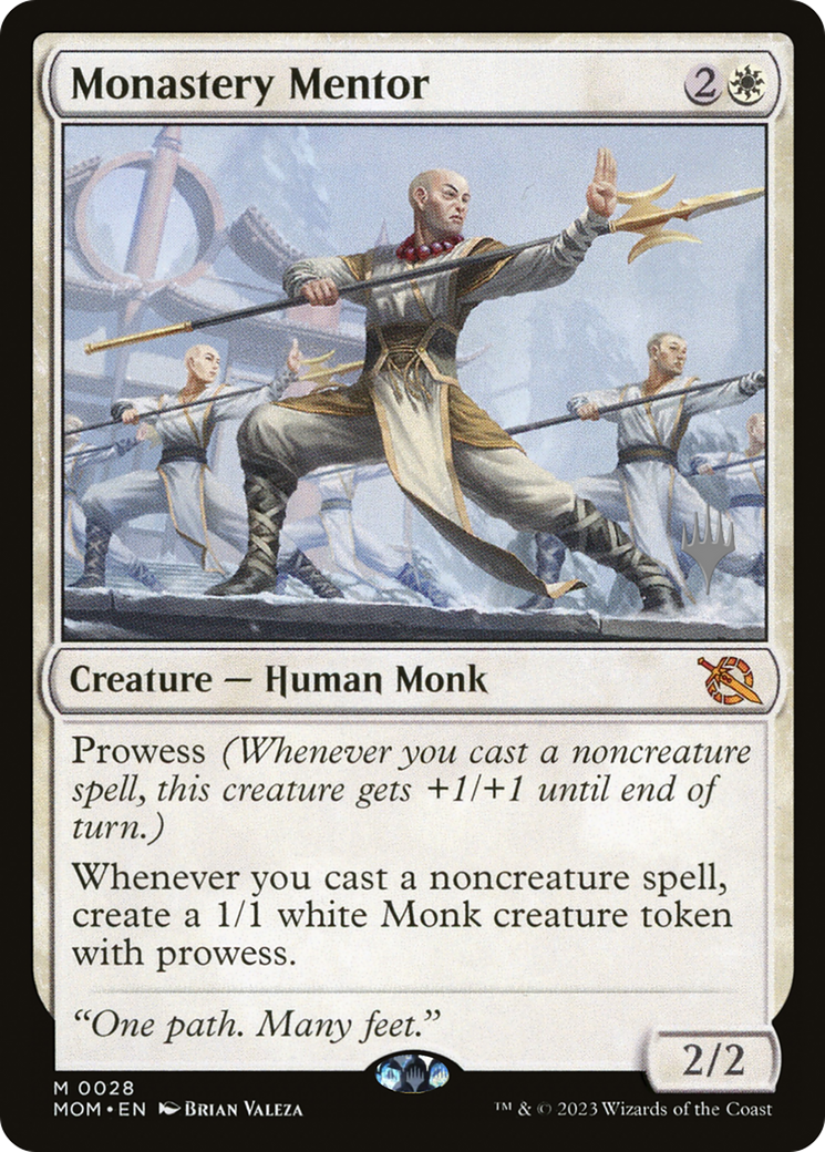 Monastery Mentor (PPMOM-28P) - March of the Machine Promos Foil