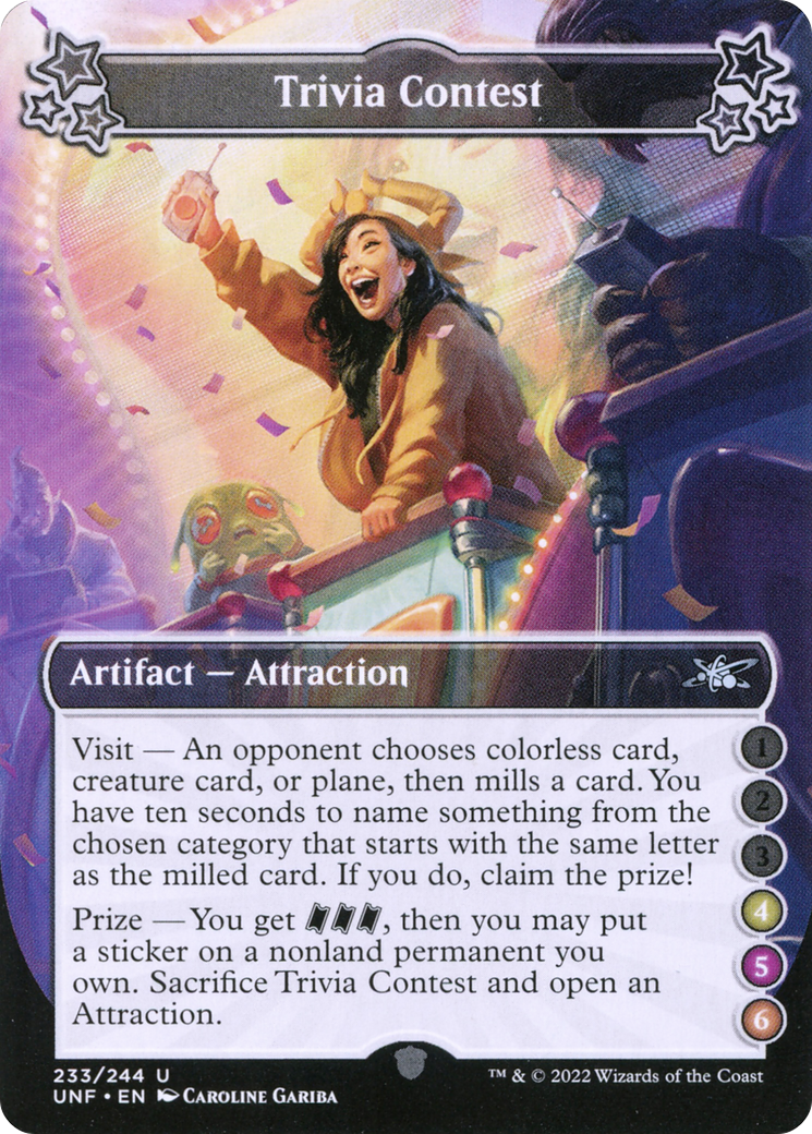 Trivia Contest (UNF-233F) - Unfinity Foil