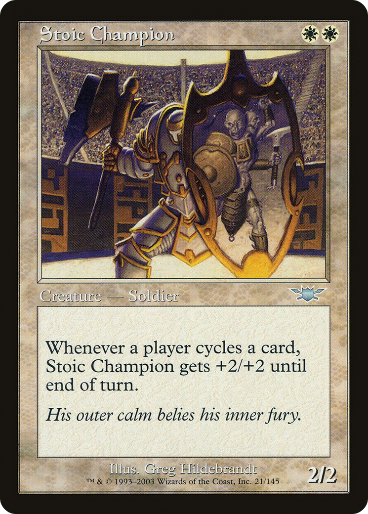 Stoic Champion (LGN-021) - Legions