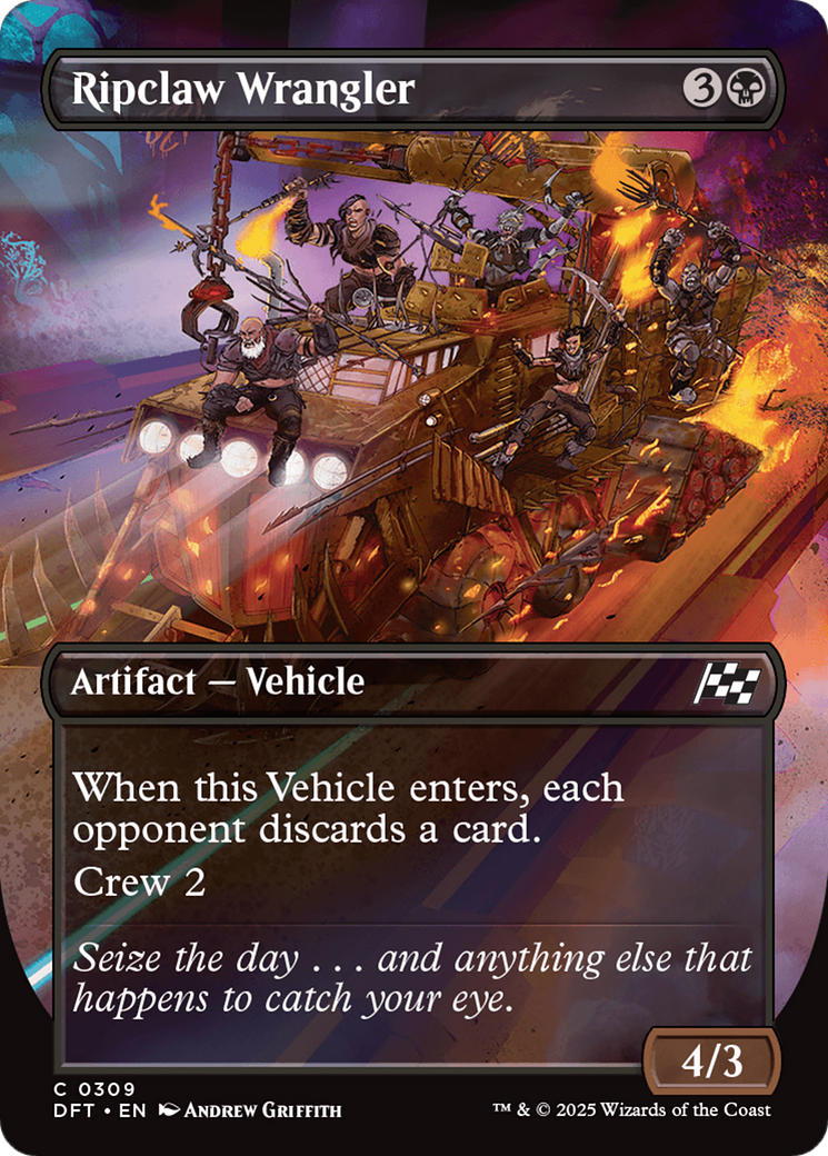 Ripclaw Wrangler (DFT-309) - Aetherdrift (Borderless) Foil