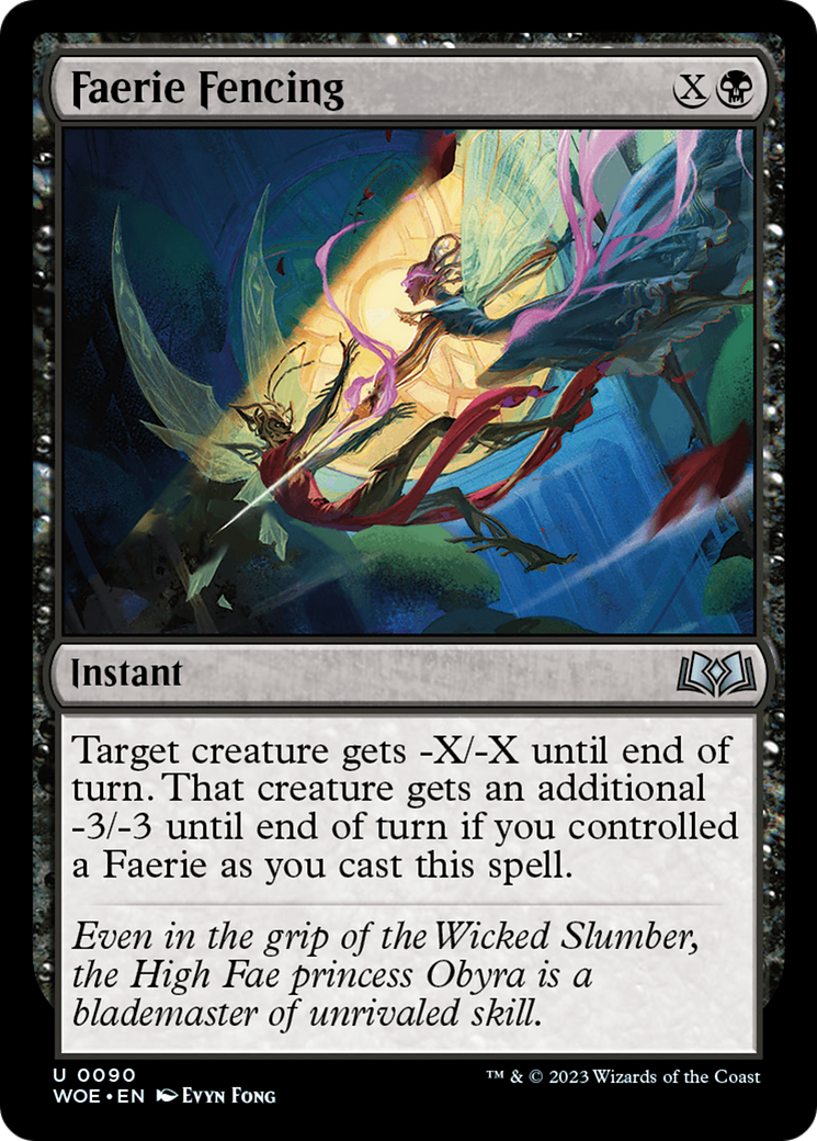 Faerie Fencing (WOE-090) - Wilds of Eldraine