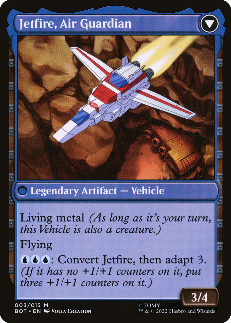 Jetfire, Ingenious Scientist // Jetfire, Air Guardian (BOT-003) - Transformers: (convertdfc)