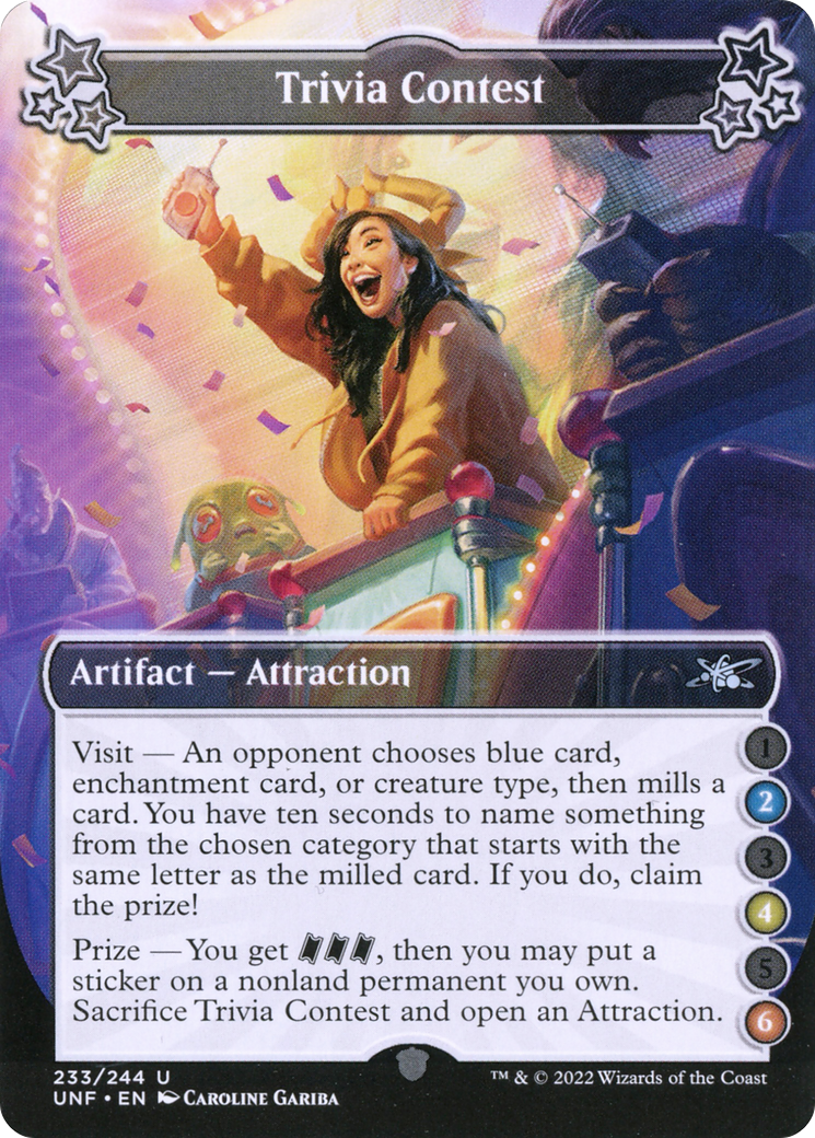 Trivia Contest (UNF-233B) - Unfinity