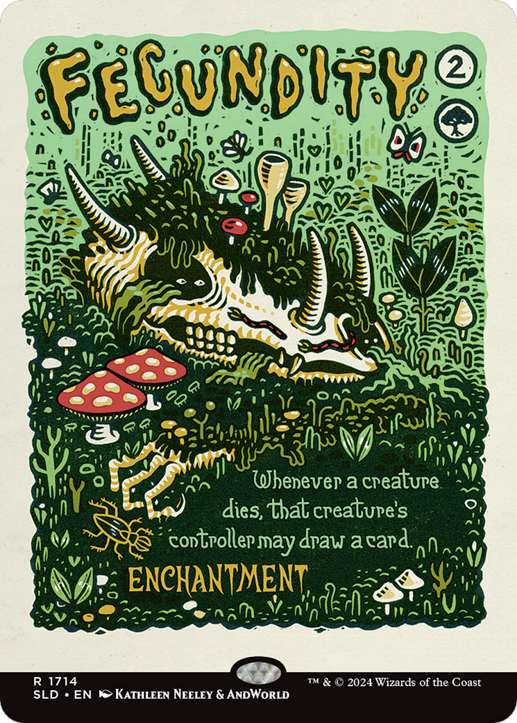 Fecundity (SLD-1714) - Secret Lair Drop (Borderless) Foil