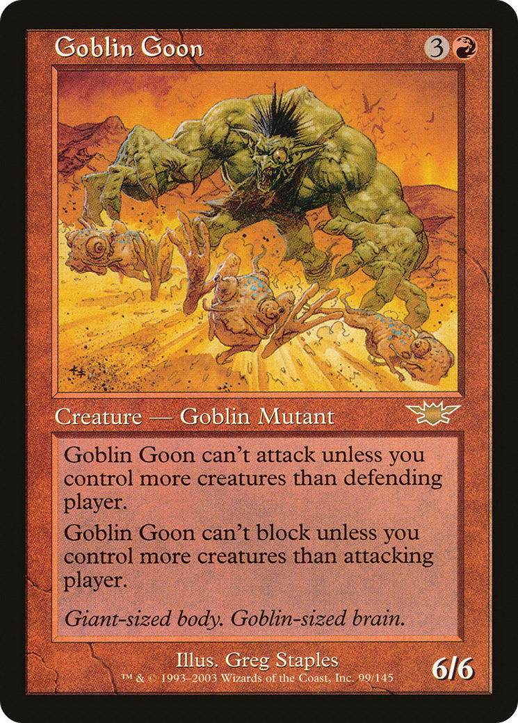 Goblin Goon (LGN-099) - Legions Foil