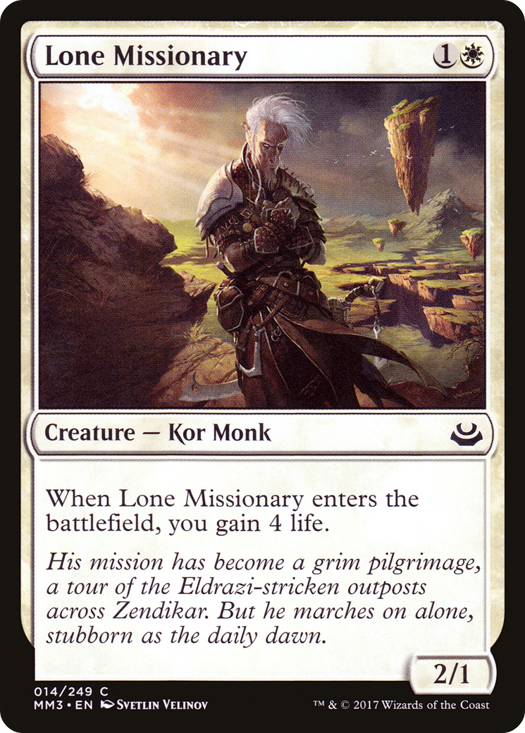 Lone Missionary (MM3-014) - Modern Masters 2017