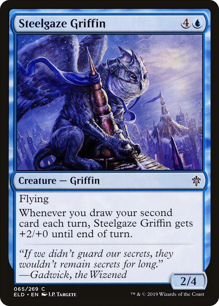 Steelgaze Griffin (ELD-065) - Throne of Eldraine